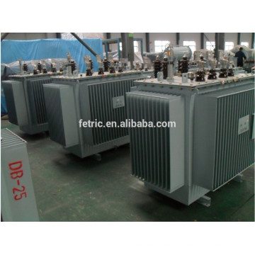 Oil immersed wound core full copper power transformer 100kva